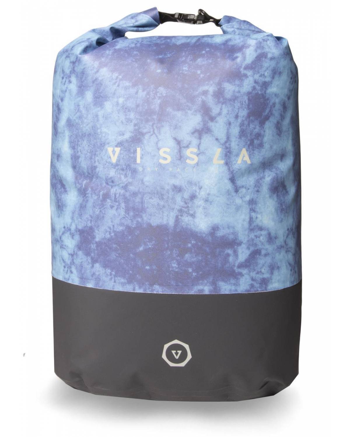 Vissla 7 Seas 35L Dry Backpack - Blue Tie Dye front