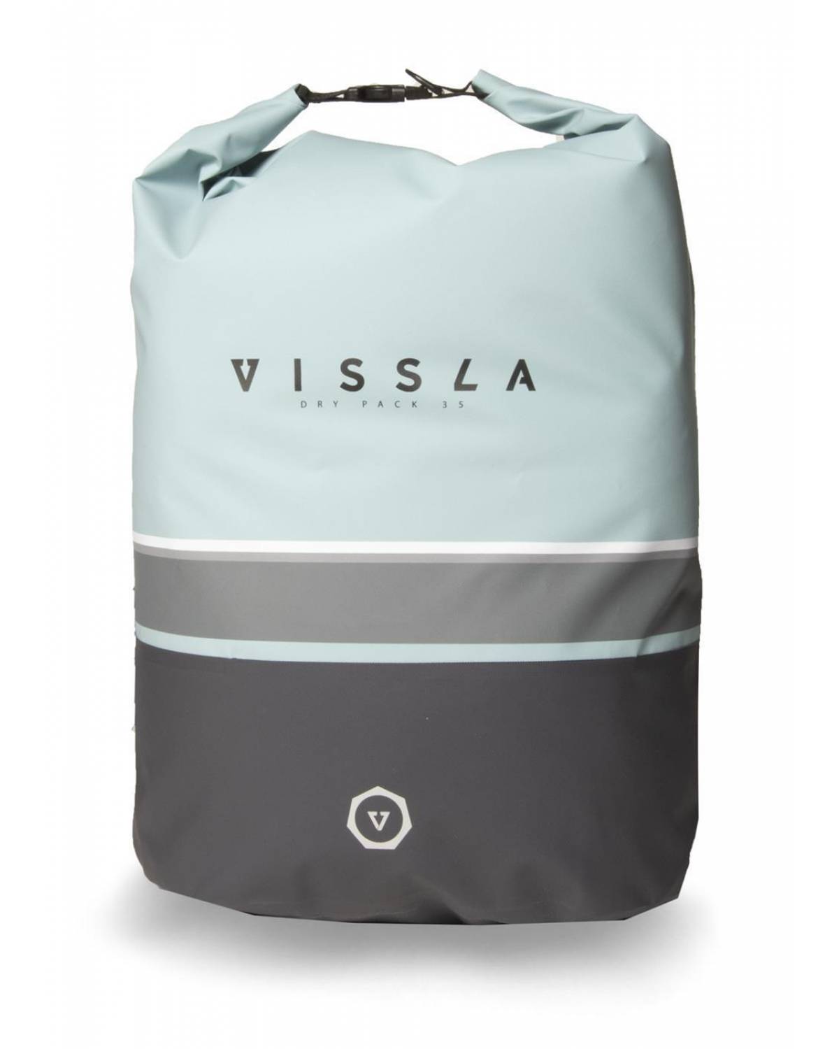 Vissla 7 Seas 35L Dry Backpack - Dusty Aqua front