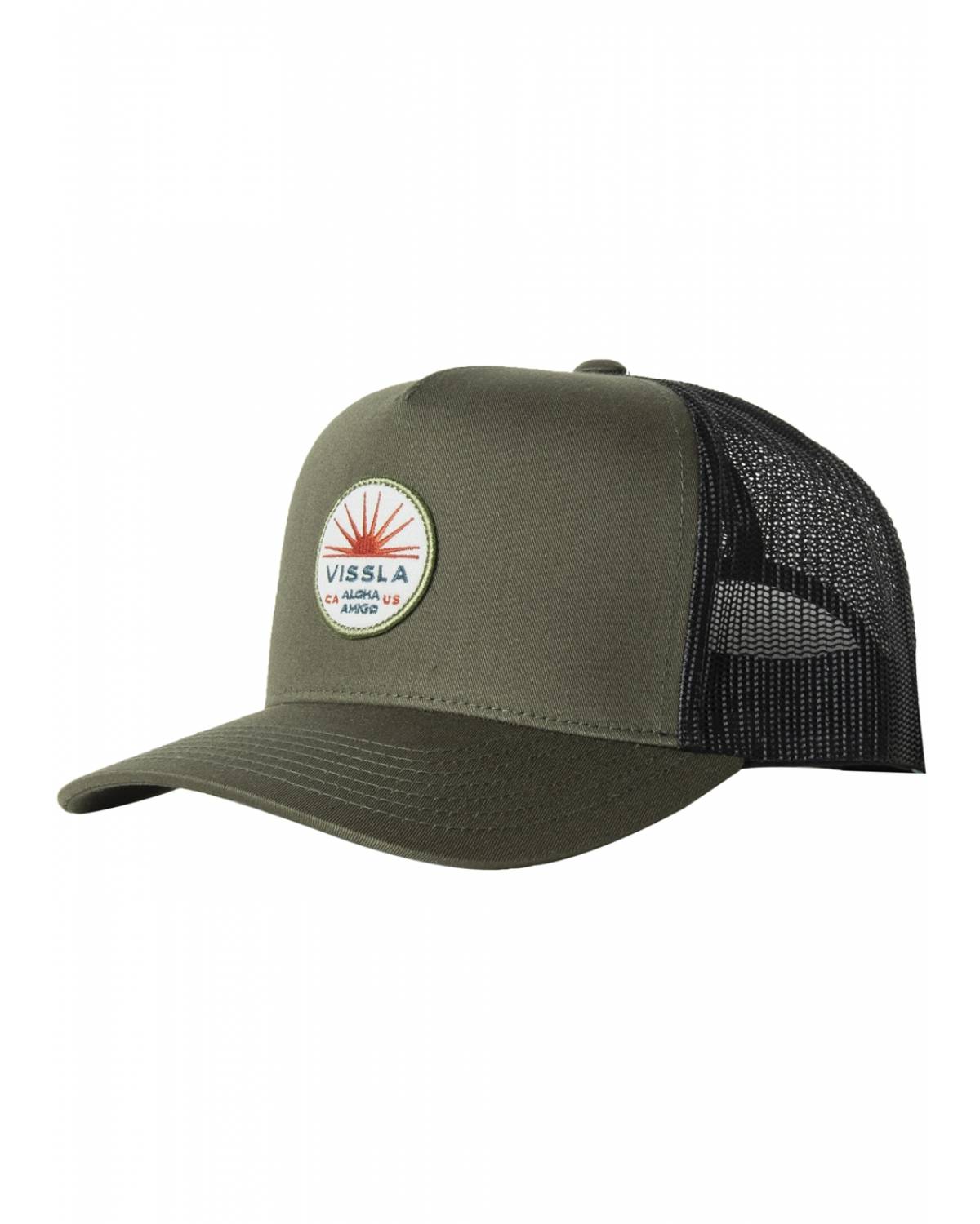 Vissla Solid Sets Eco Trucker Hat - Tarp front