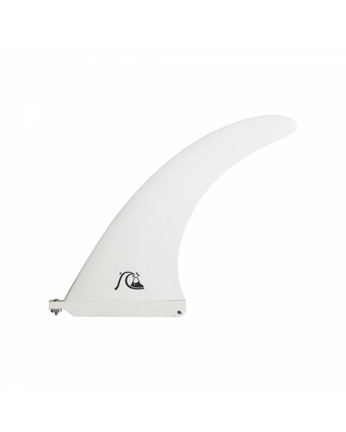 Quiksilver 10" Single Fin - White