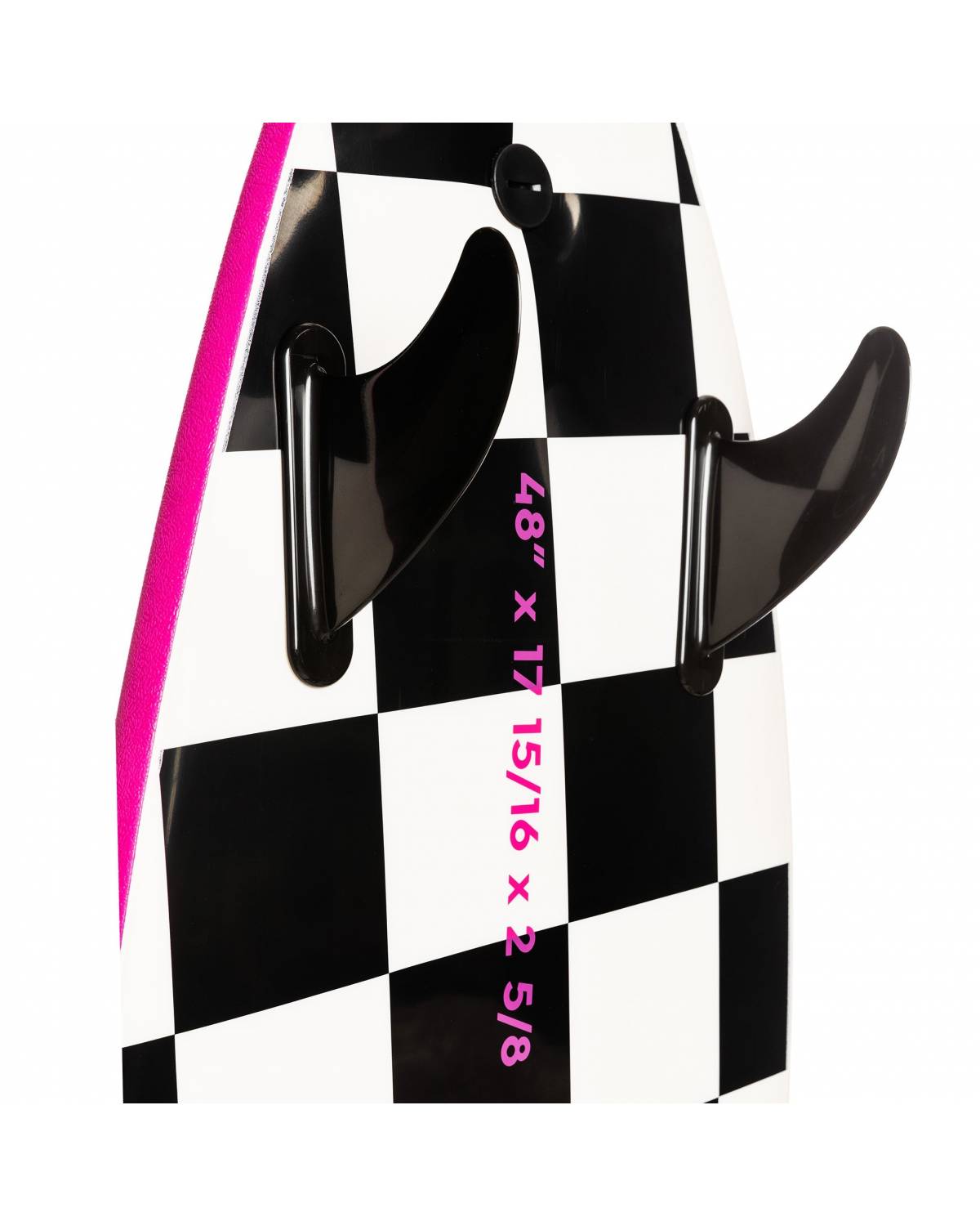 Quiksilver Grom Softboard 48" - Pink fins