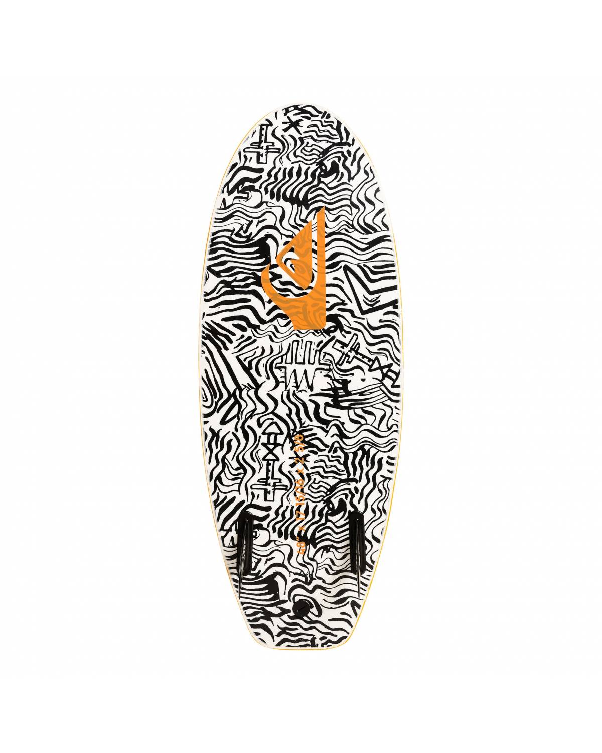 Quiksilver Grom Softboard 48" - Pumpkin bottom