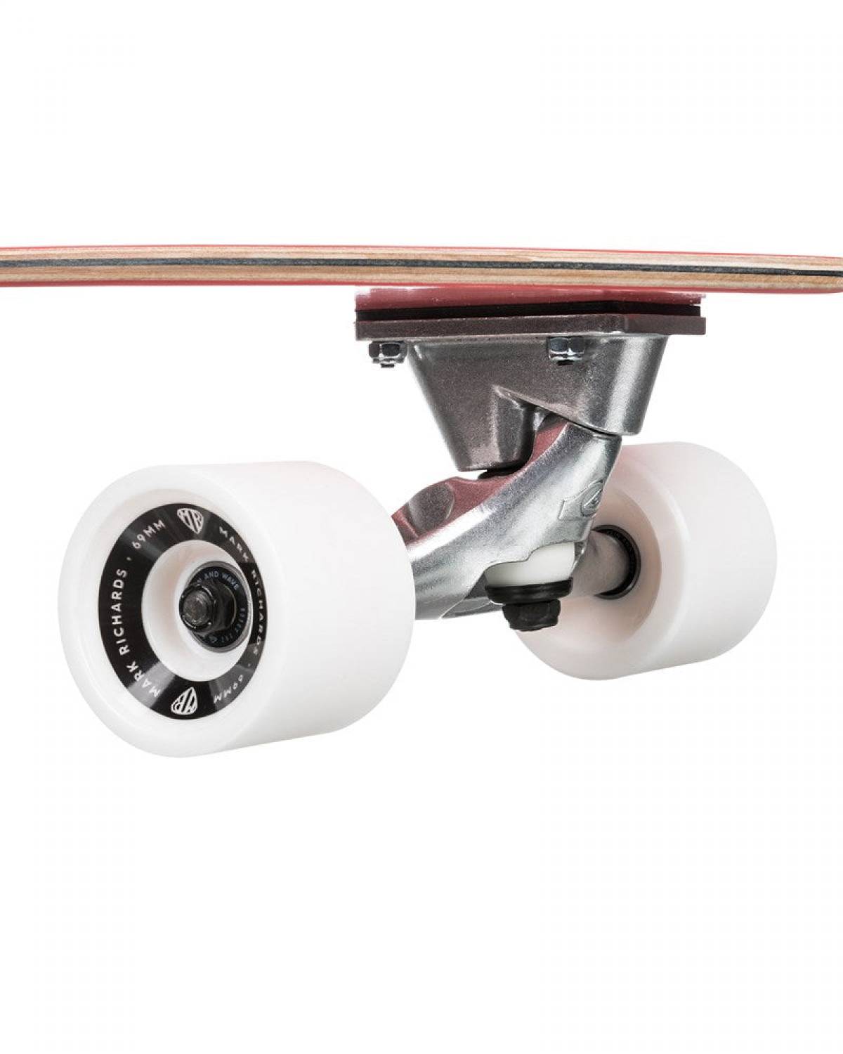 Quiksilver Mark Richard Edition Super Surf Skate - Pink Chess front close up