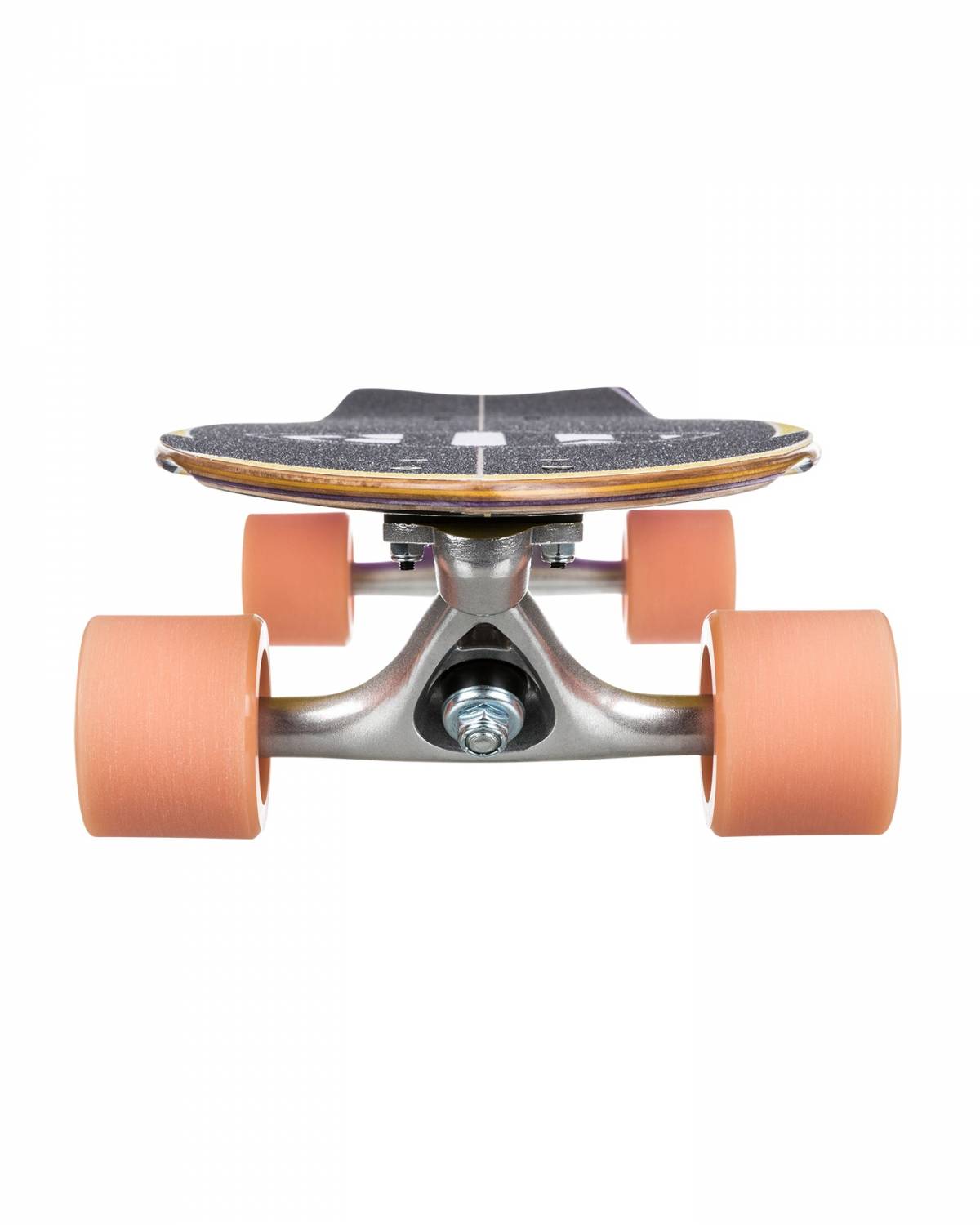 Quiksilver Mark Richards MR Edition Retro Cruiser Skateboard - Purple Yellow front