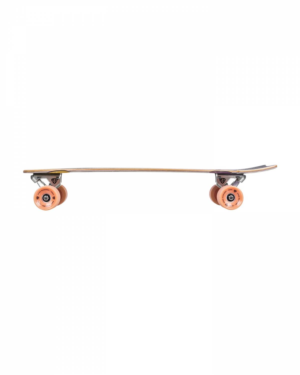 Quiksilver Mark Richards MR Edition Retro Cruiser Skateboard - Purple Yellow rail