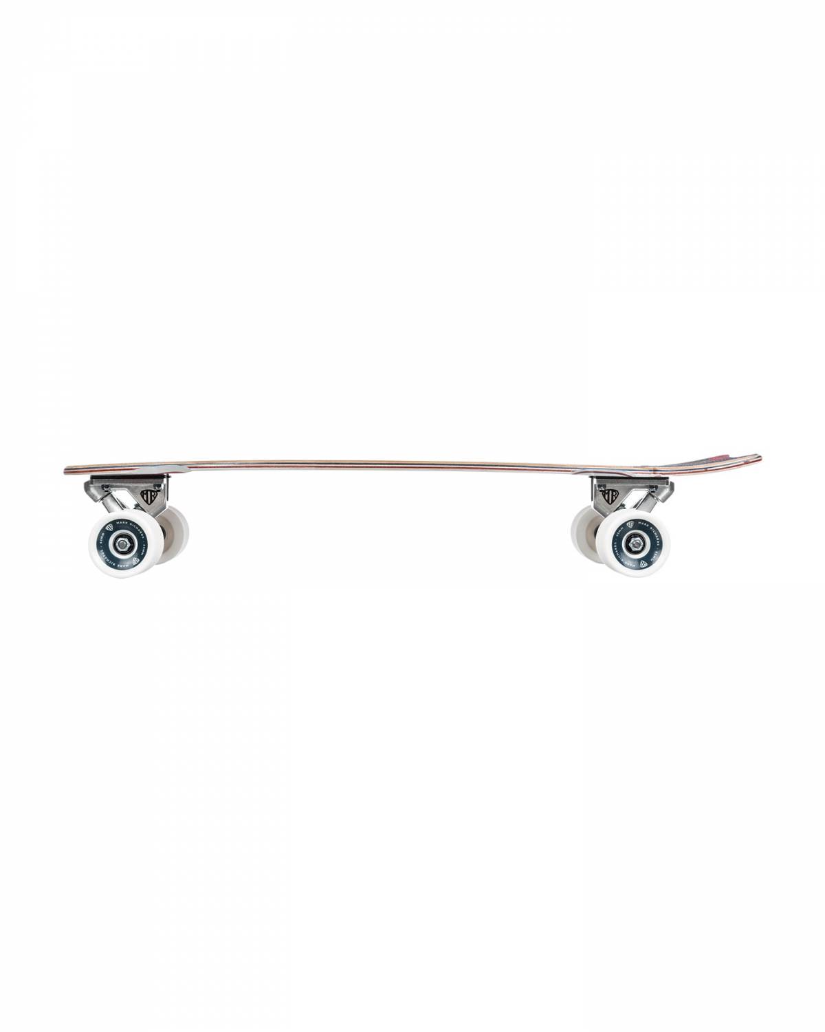 Quiksilver Mark Richards MR Edition Retro Cruiser Skateboard - White side rail
