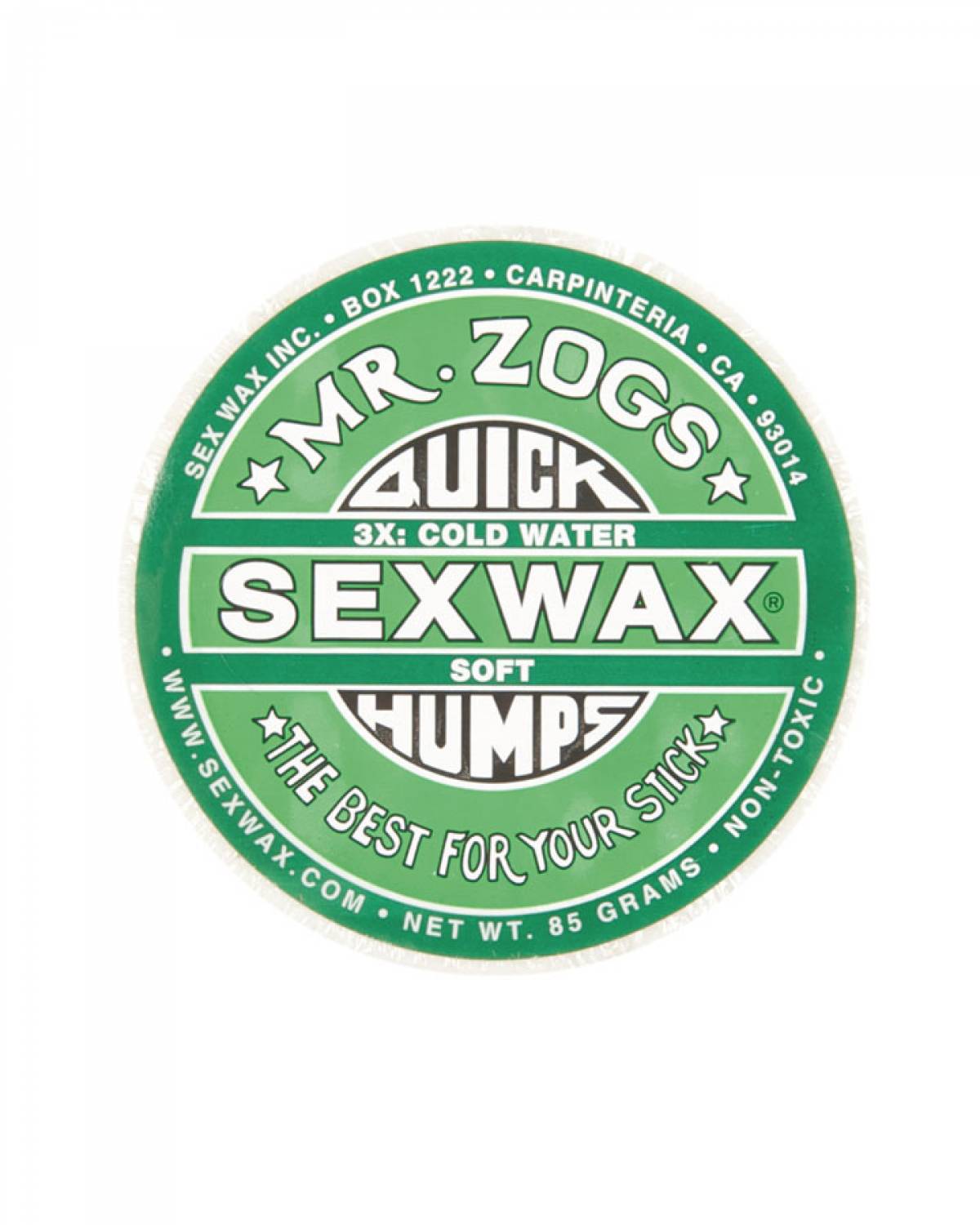 Mr Zogs Quick Humps Cold Water Sex Wax - Green