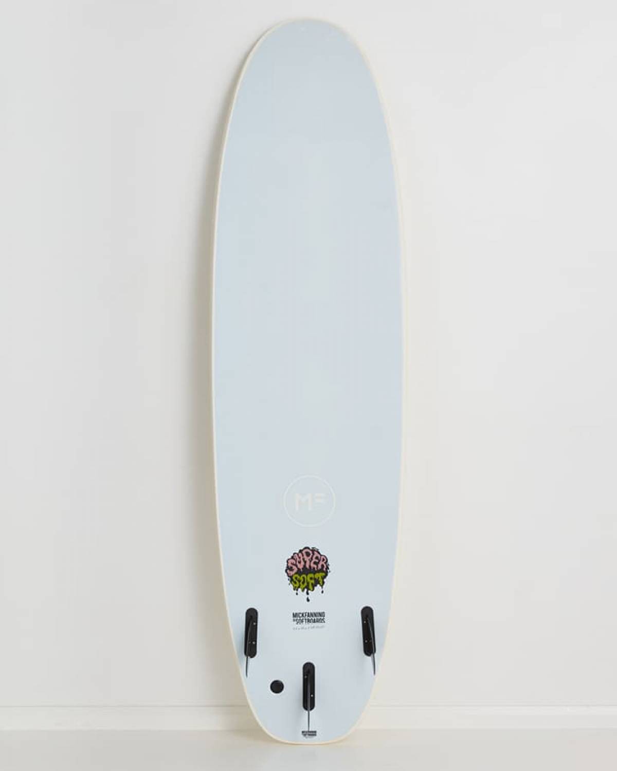 SUPERSOFT TRI 6'6 - WHITE/SKY bottom