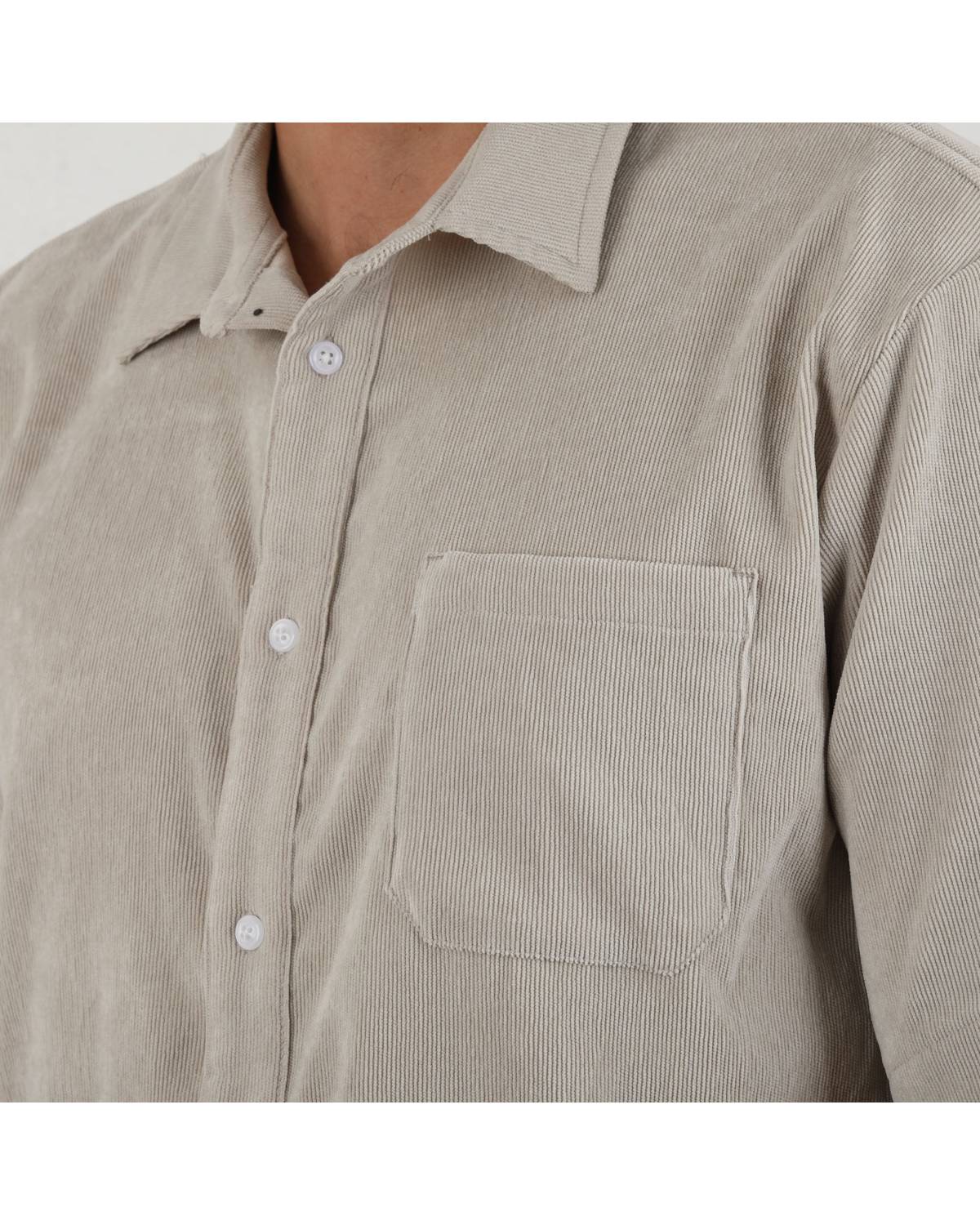 Whaler Cord Shirt - Stone