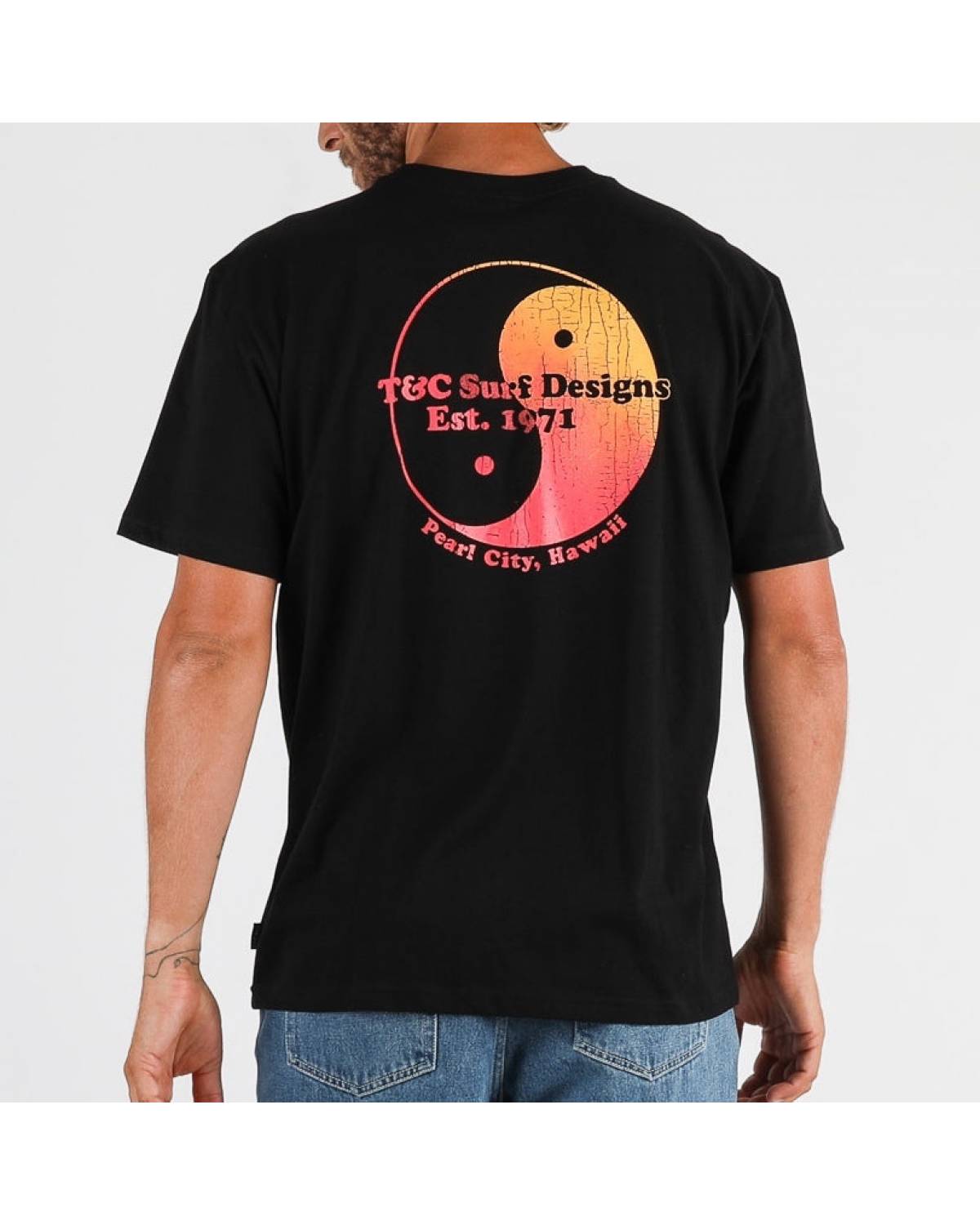 Retro Twin Tee - Black