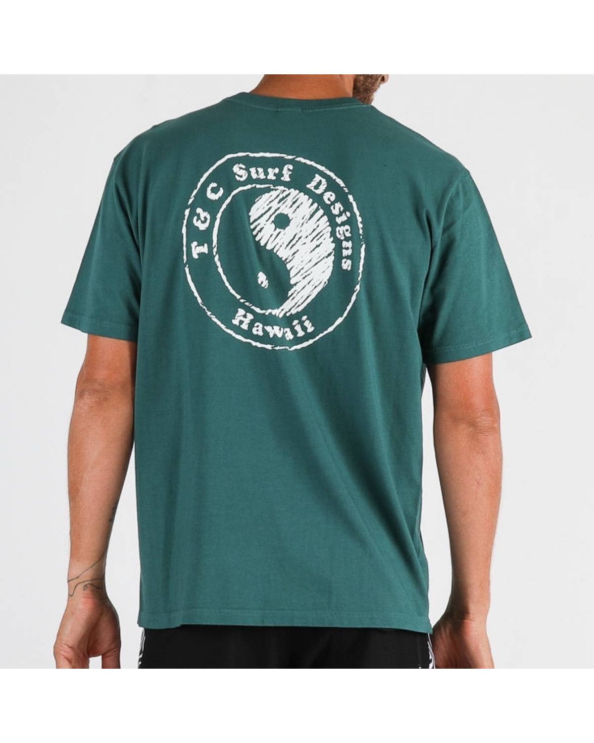 Monochrome Tee - Washed Emerald
