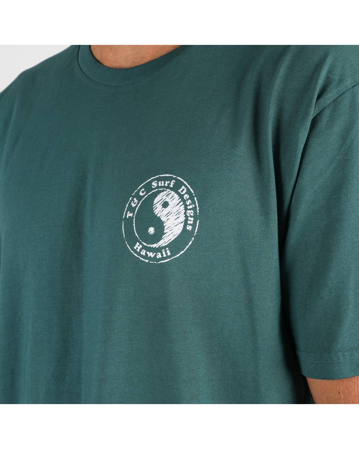 Monochrome Tee - Washed Emerald