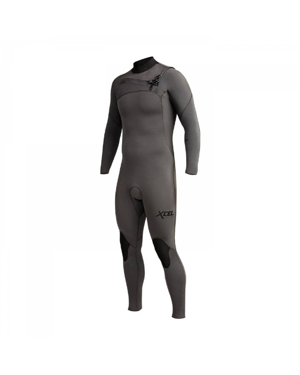 MENS COMP 2MM STEAMER WETSUIT CHARCOAL GREY