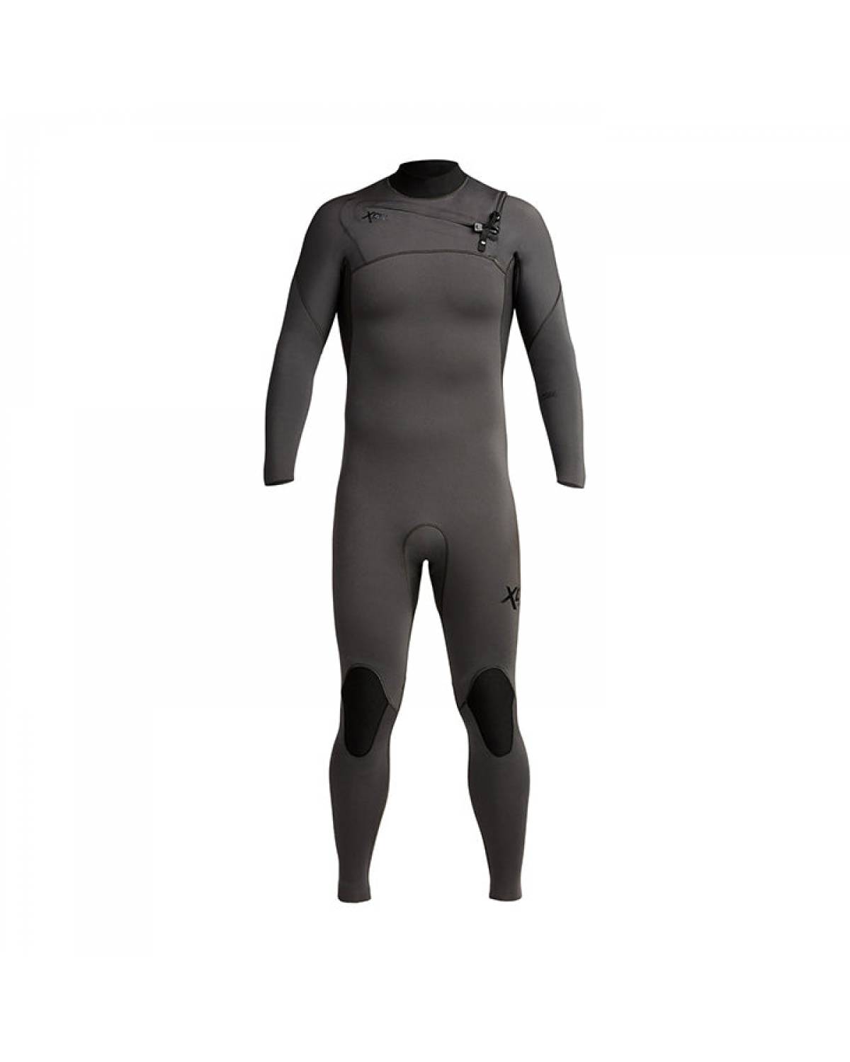 MENS COMP 2MM STEAMER WETSUIT CHARCOAL GREY