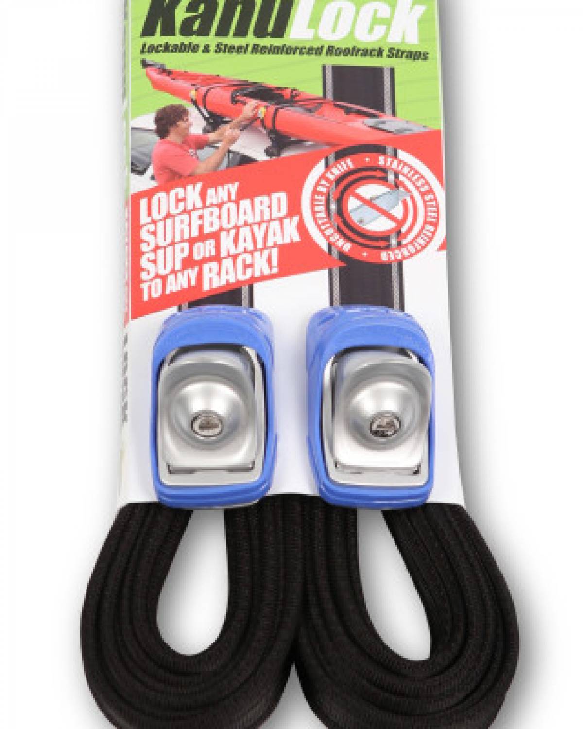 Kanulock Lockable Tiedown Straps-5.4m / 18 Ft