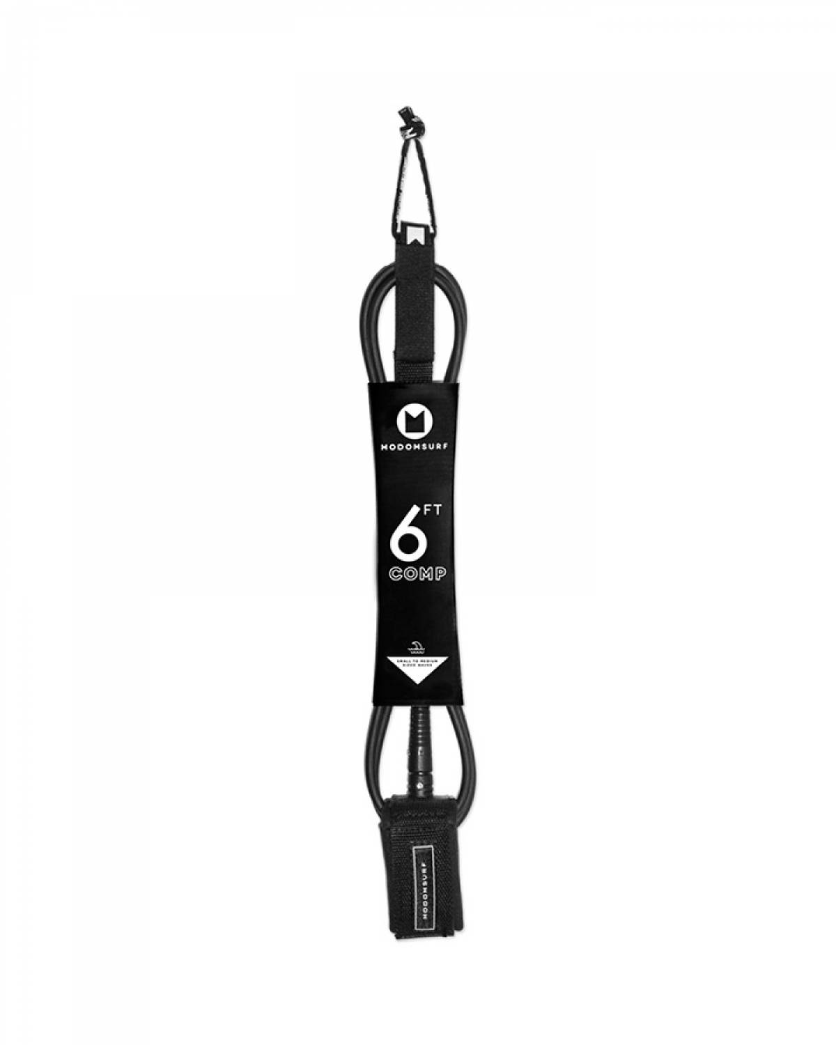 6'0 Matt Black Comp Leash