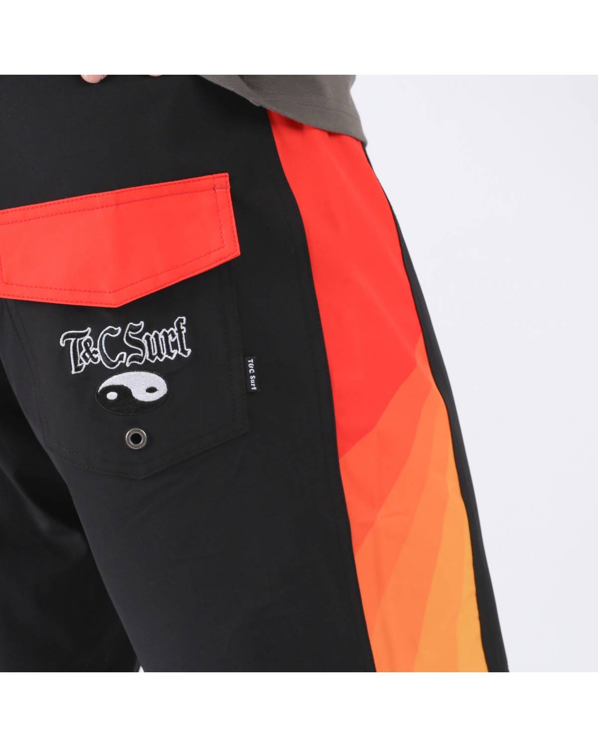 Close-up of back pocket