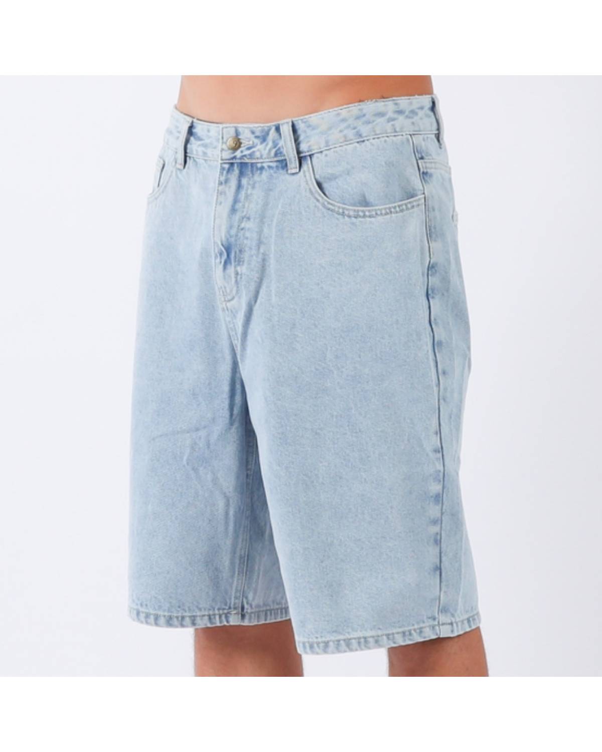 Full body view with shorts