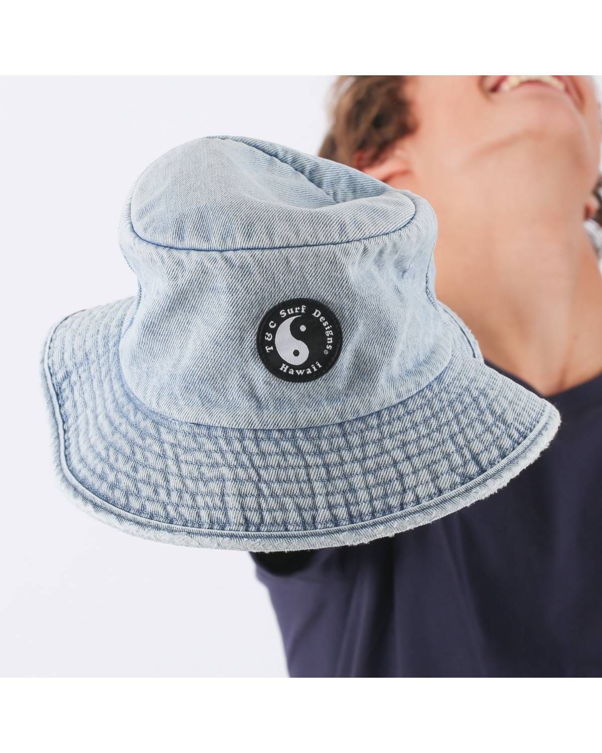 Side view of bucket hat