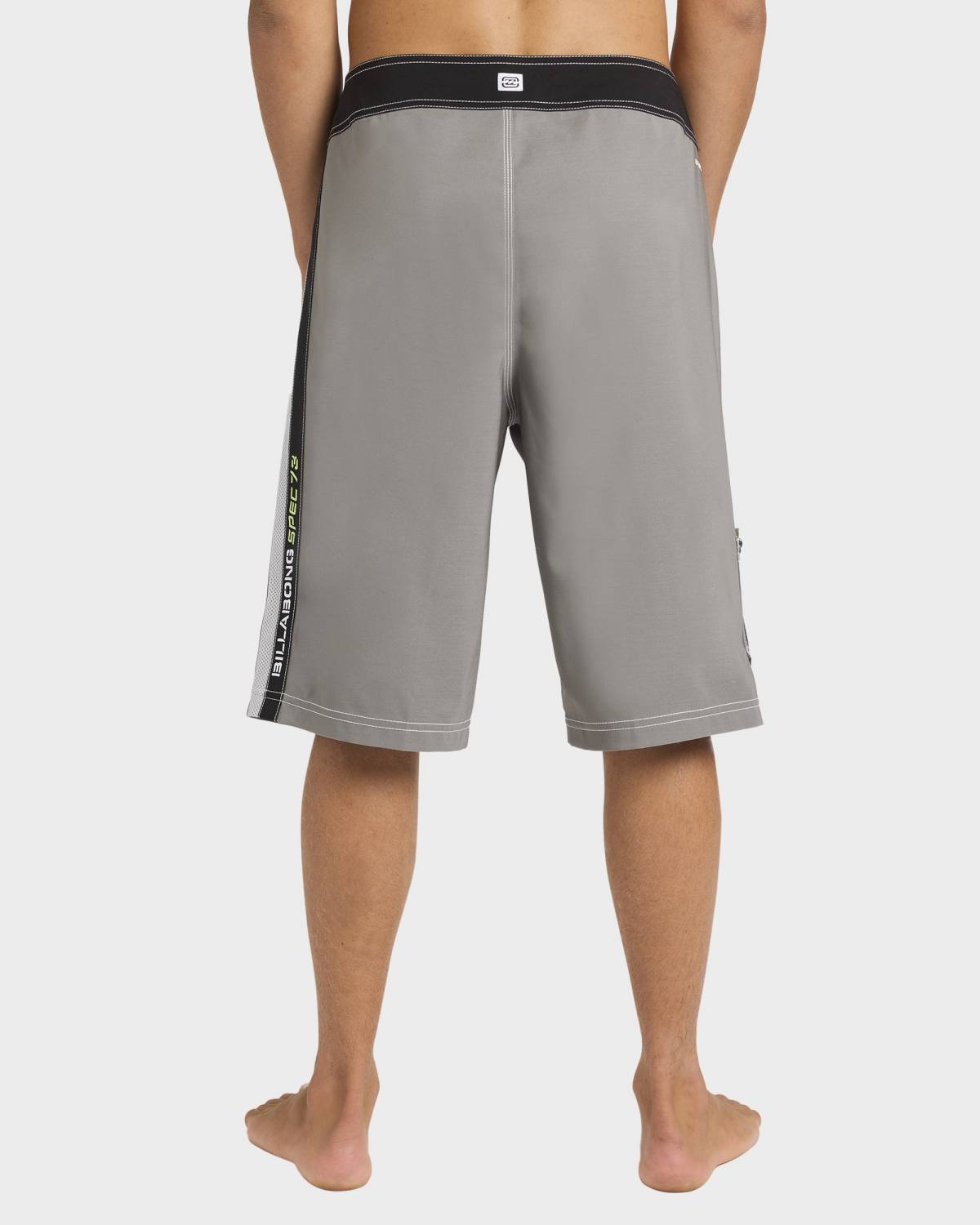 Back view of Boardshorts - PEWTER