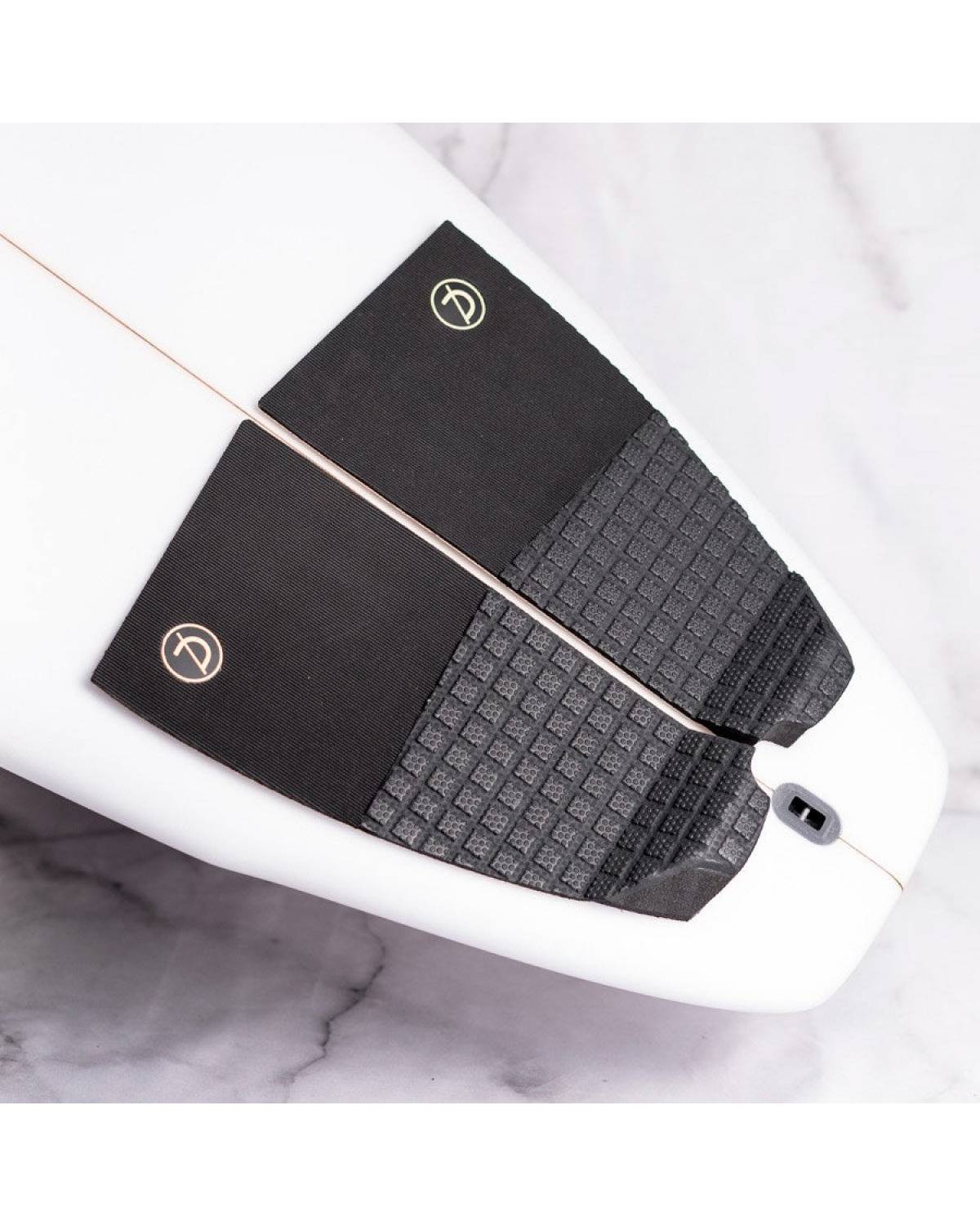 Bravosurf | DEFLOW TRACTION 2 PIECE PAD | Black