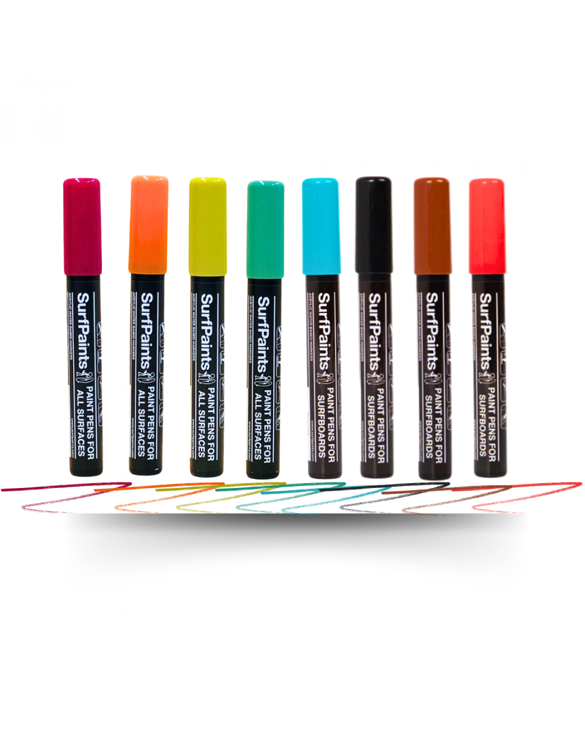 Earth Acrylic Paint Pens - 4mm Durable Bullet Nibs for All Surfaces – Premium Japanese Quality