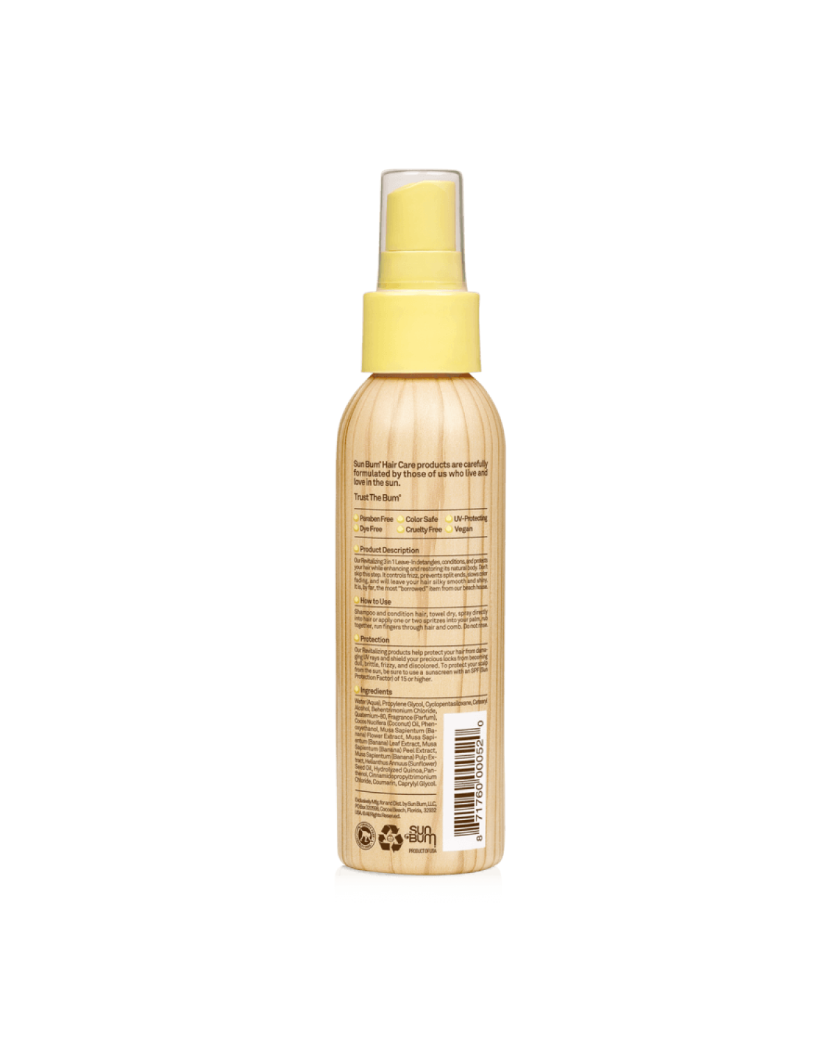 Sun Bum Revitalizing 3 In 1 Leave In Conditioner - 118ml