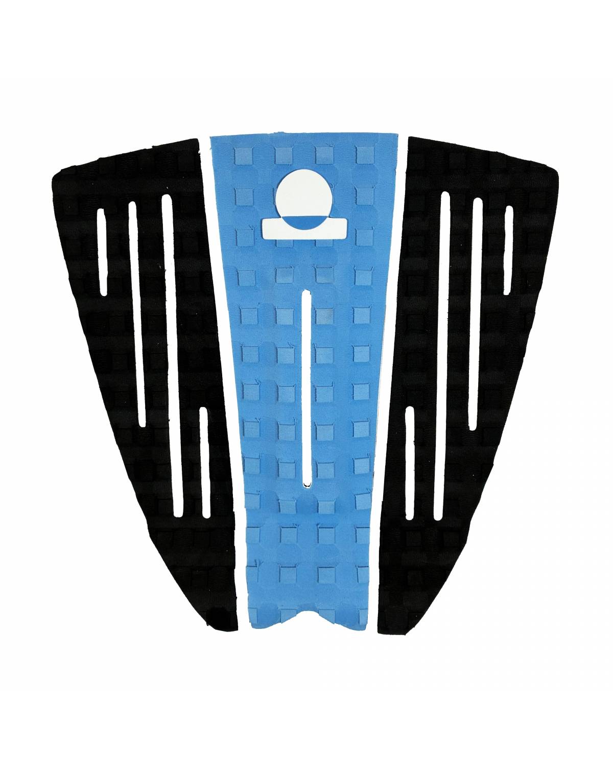 Summer vibes Session 3-Piece GROM SIZE surfboard deck grip traction tail pad - Blue
