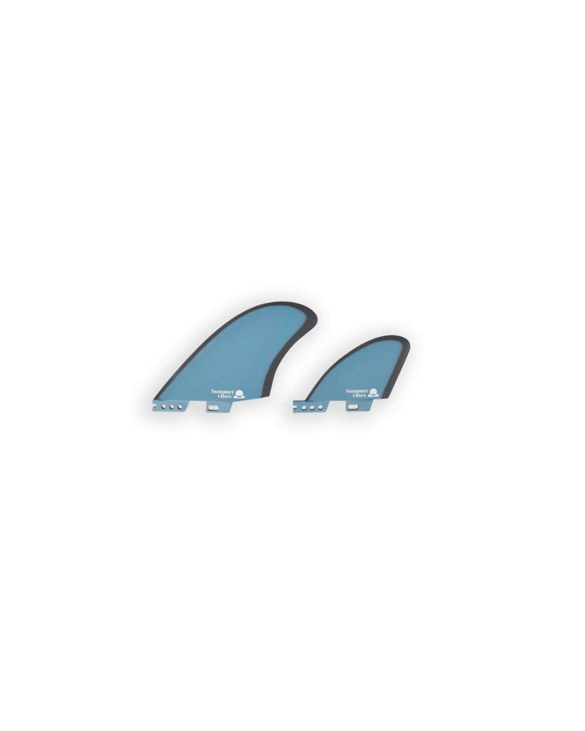Summer vibes Quad Mid Keel 4-Fin Set FCiiCompatible - Blue