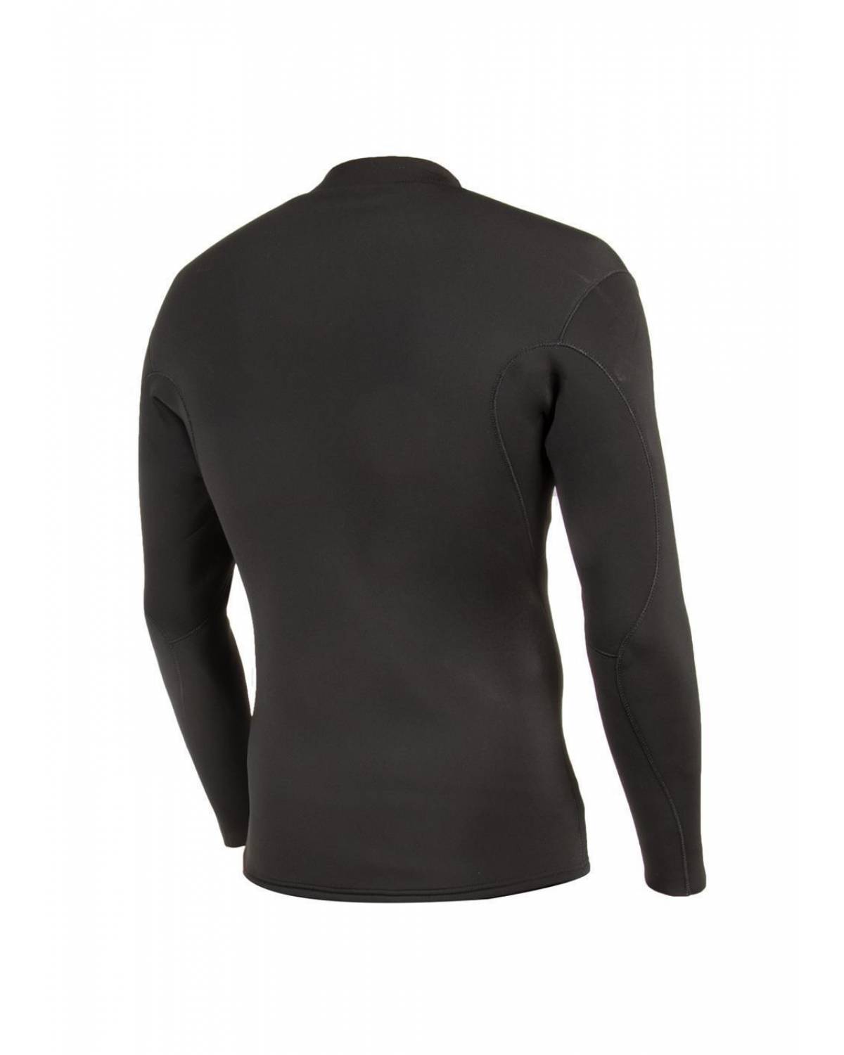 Solid Sets 2mm Front Zip Jacket - Black 3
