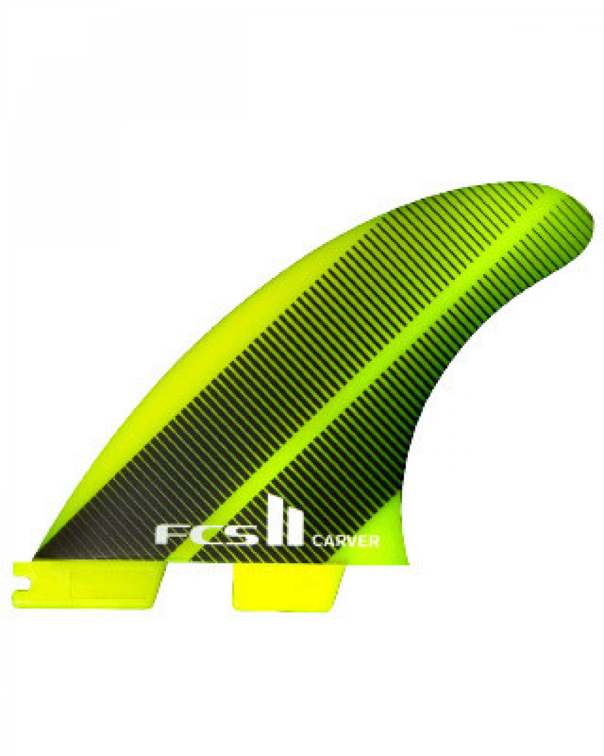 FCS II Carver Neo Glass Tri Fins - Acid - M