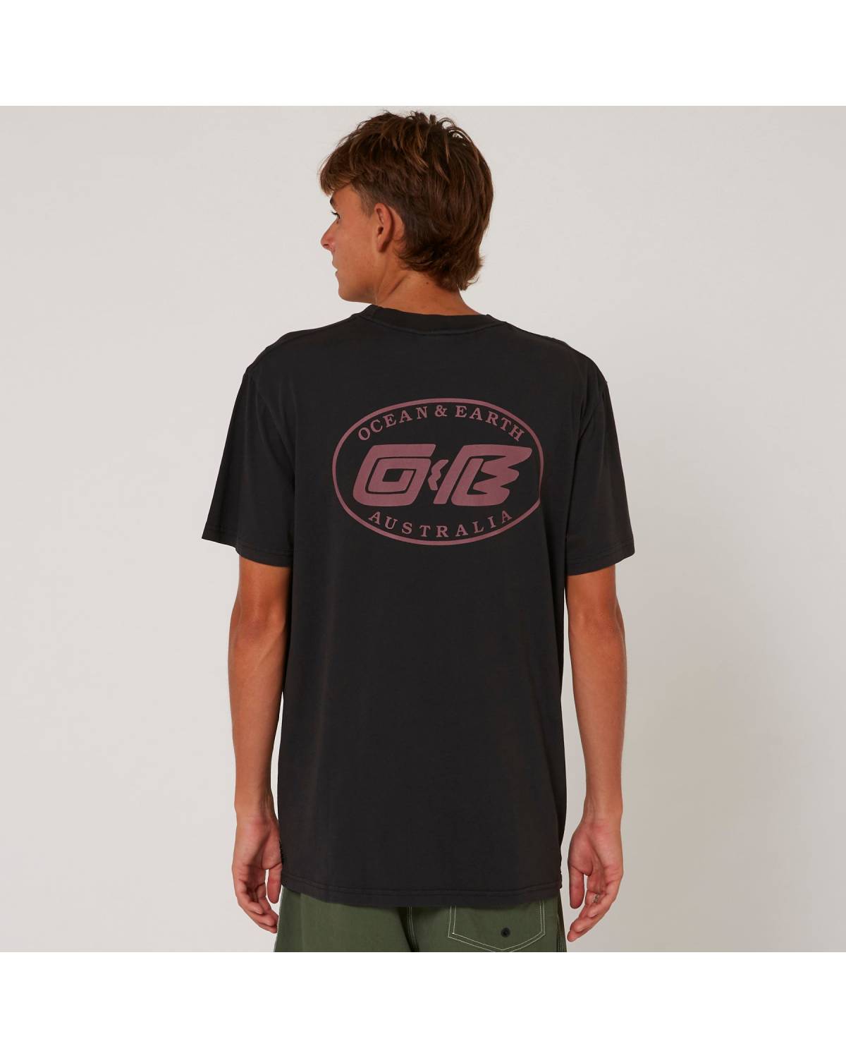 Washed Oval Heritage Tee Big Mens