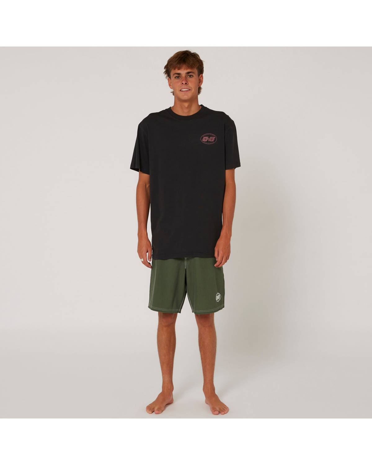 Washed Oval Heritage Tee Big Mens