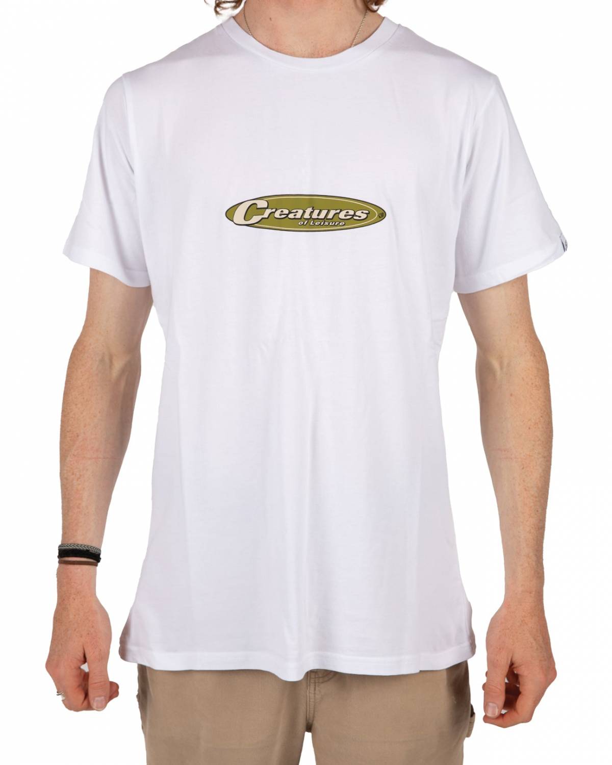 Logo 9-0 S/S Tee | White