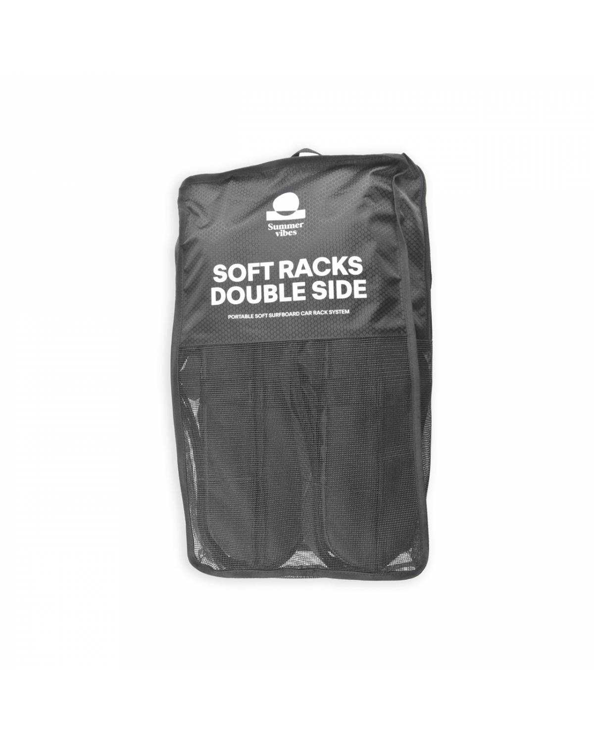 Soft racks in storage bag front
