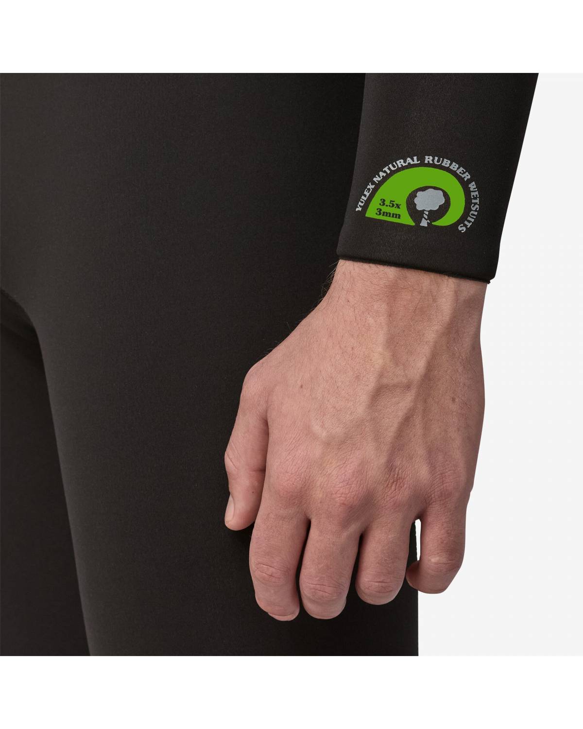 Close-up of wetsuit cuff