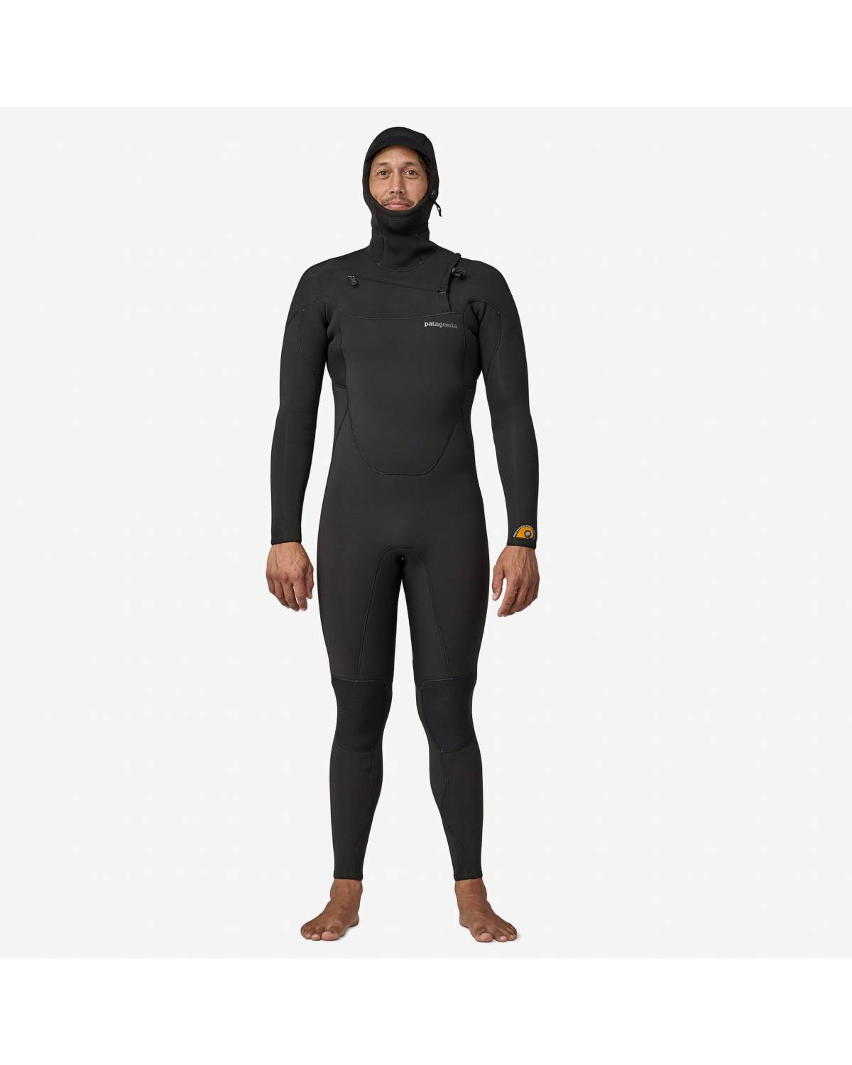 Front view of wetsuit