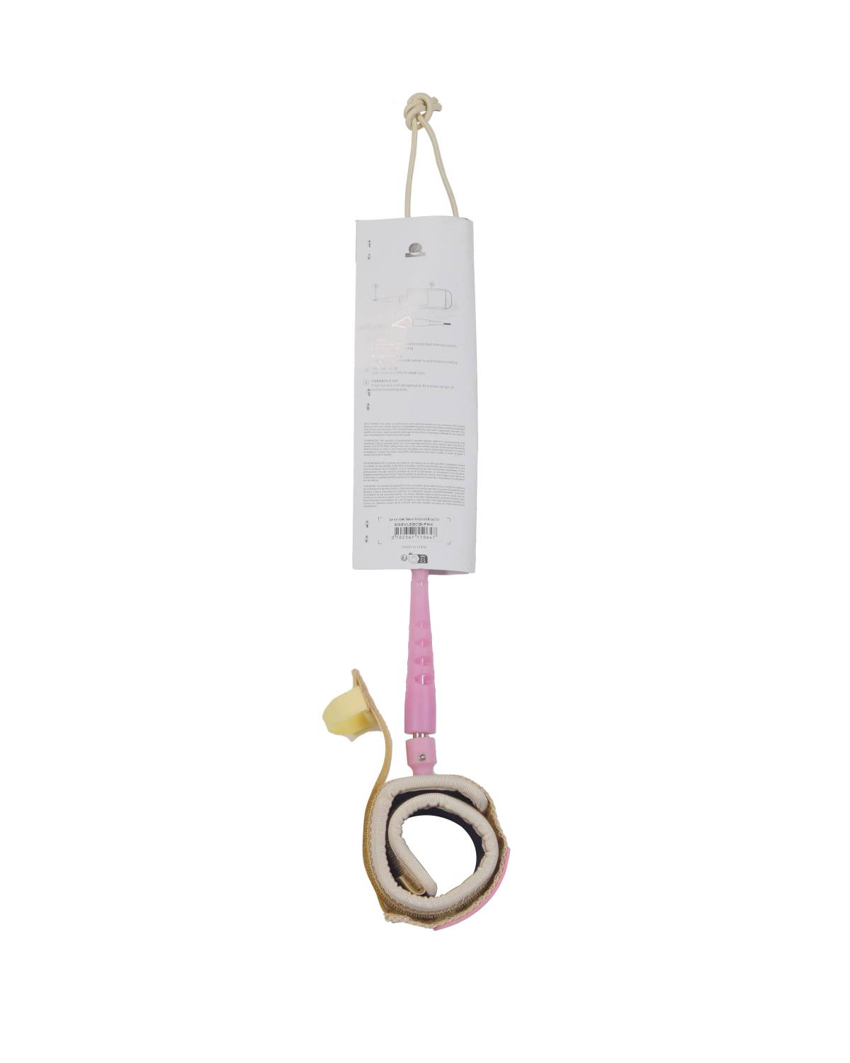 Summer vibes Session Bodyboard Bicep Coil Leash - Pink - Summer vibes