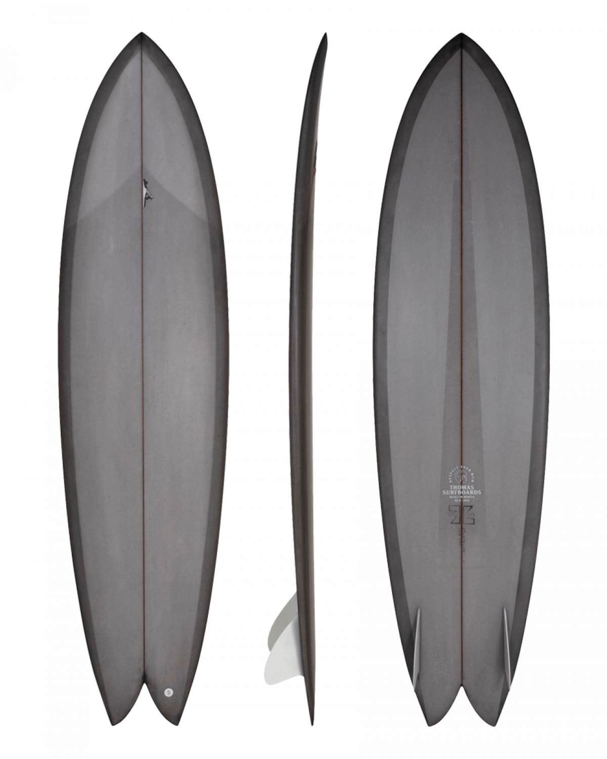 THOMAS surfboard Long fish 7.4　トーマス 7'0