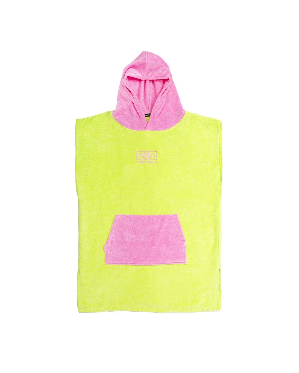 Youth Hooded Poncho - Lime