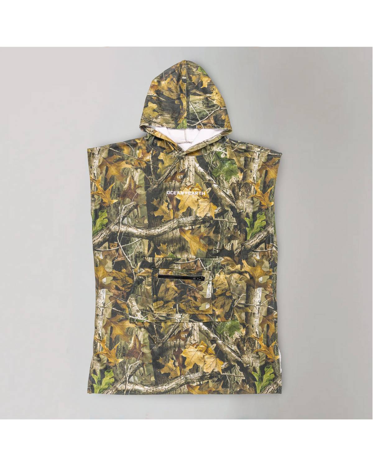 Youth Real Camo Hooded Poncho