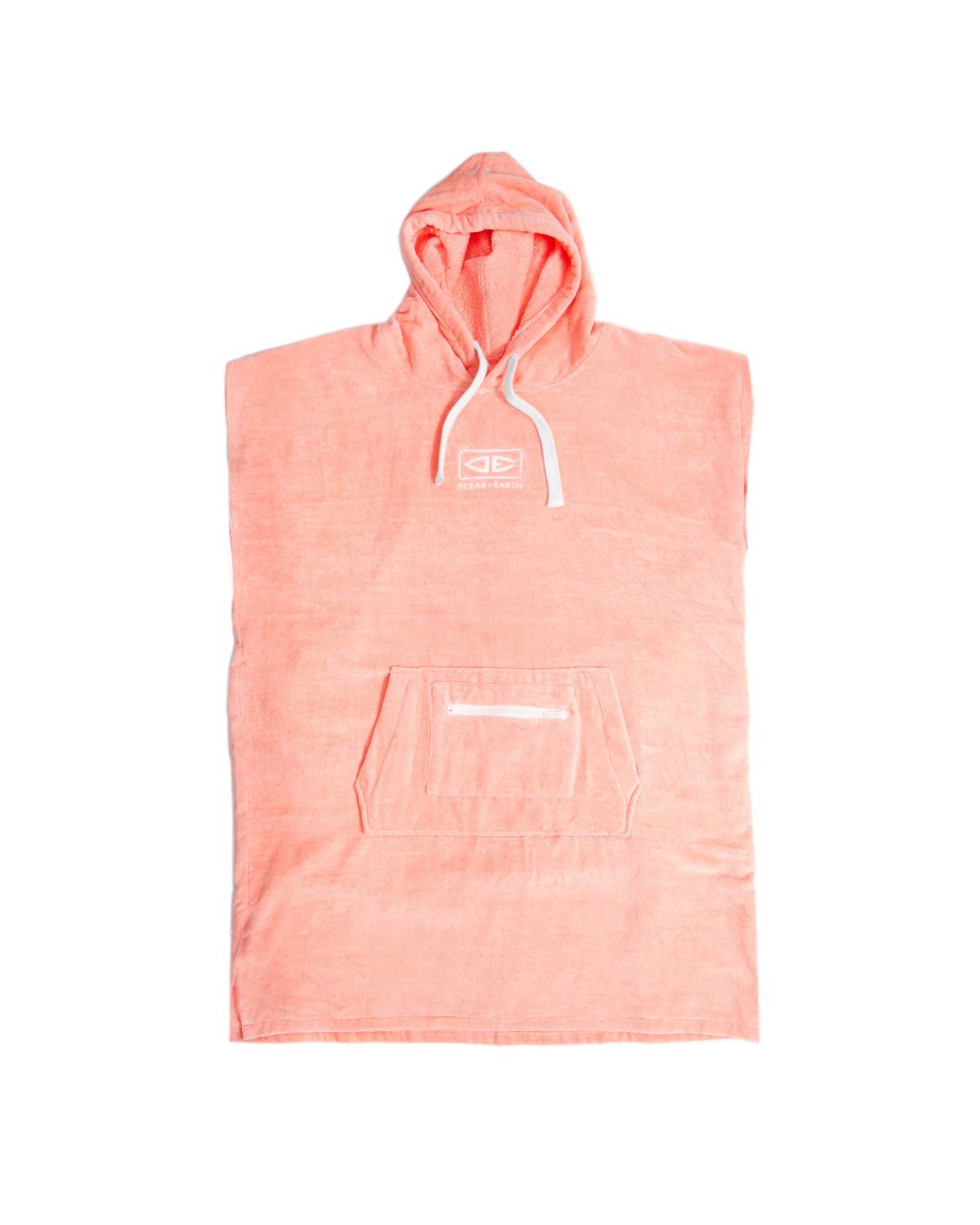 Ladies Hooded Poncho - Pink | Ocean and Earth