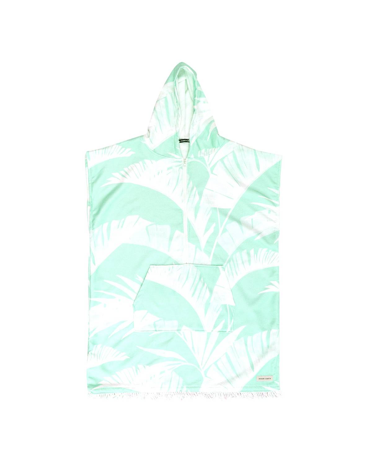 Ladies Zip Front Hooded Poncho