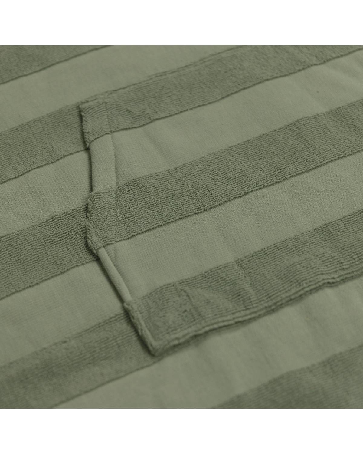 Sage Poncho Pocket Close-up