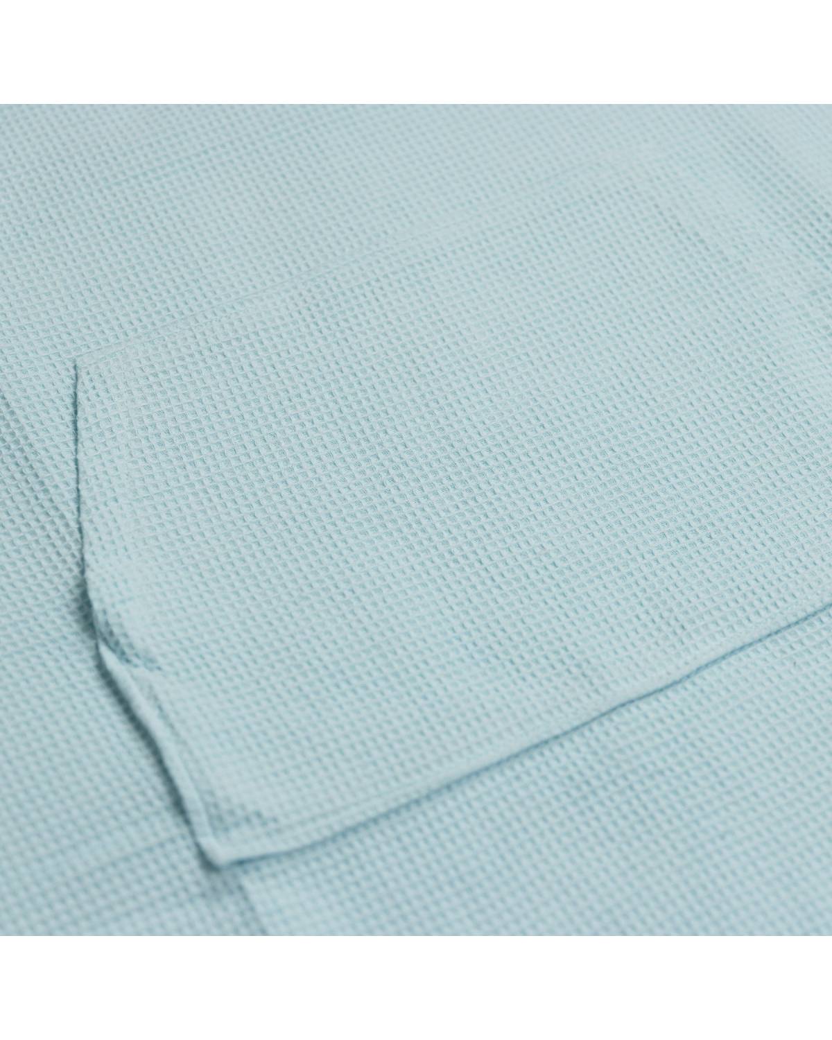 Pocket detail of Bleached Aqua Poncho