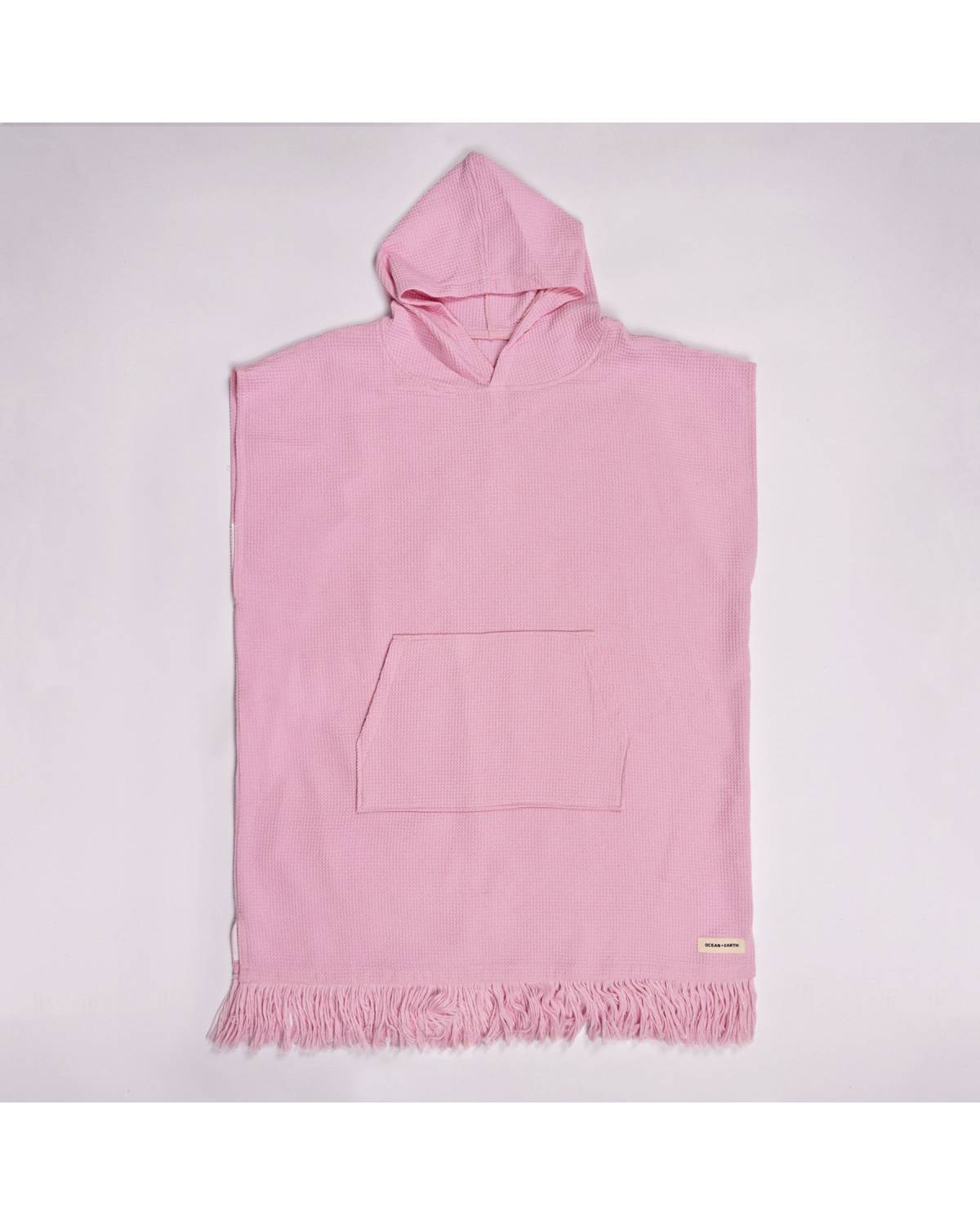 Pink Sorbet Poncho Front View
