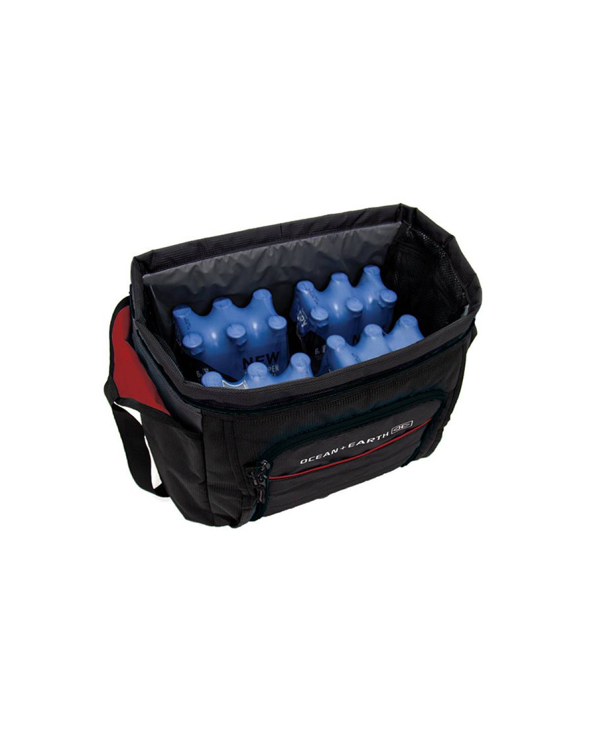 Cooler bag with bottles inside