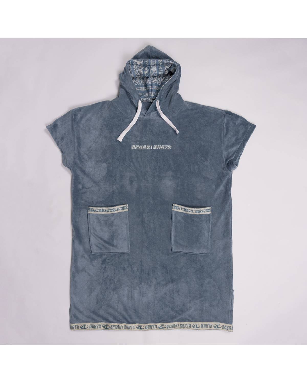Mens Strike Hooded Poncho Petrol