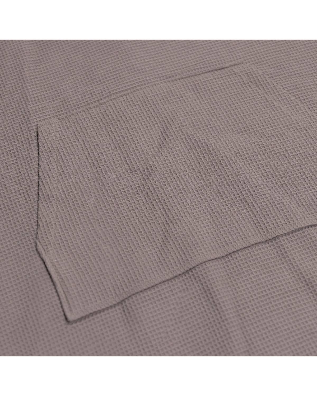Mens Waffle Poncho Fog Pocket