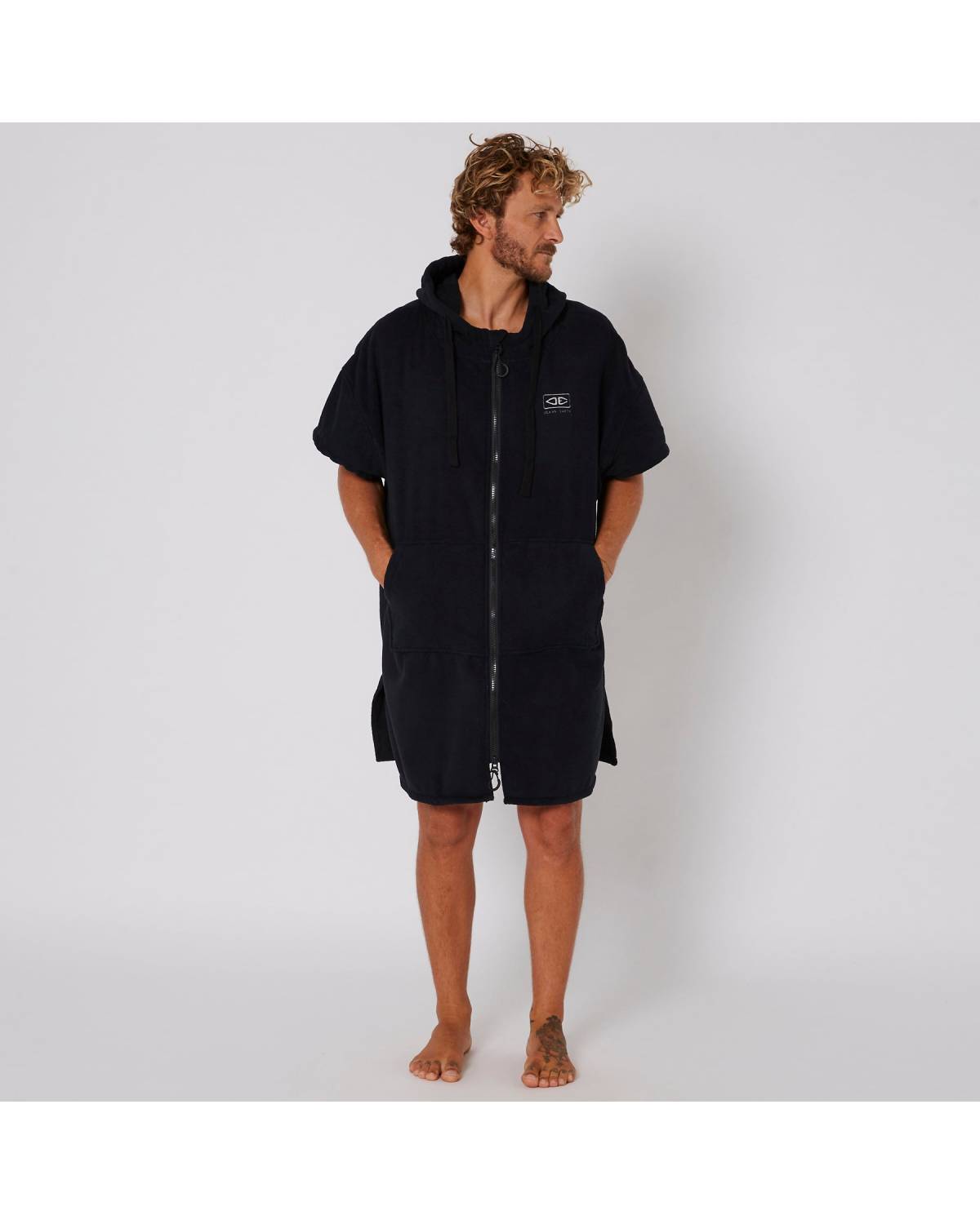 Front view of poncho